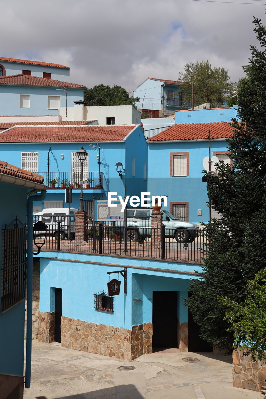 buildings in city against sky