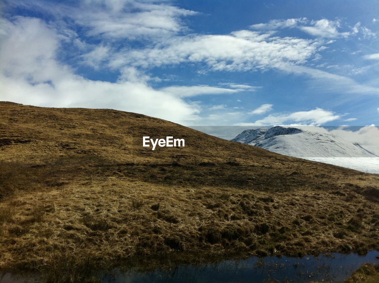 Scenic view of mountain landscape against sky