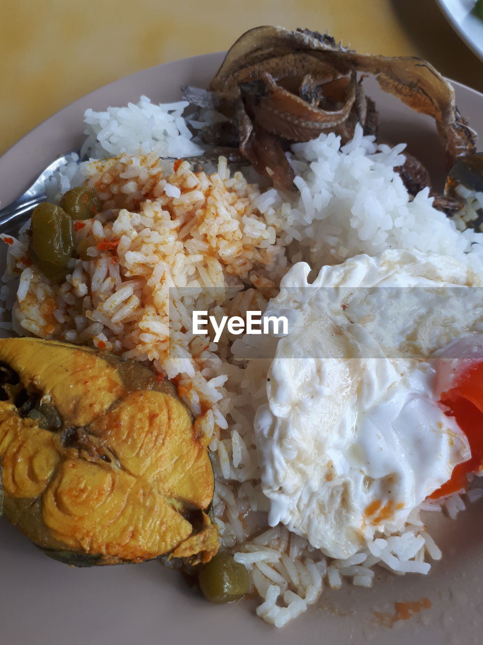 Southern of thailand curry rice