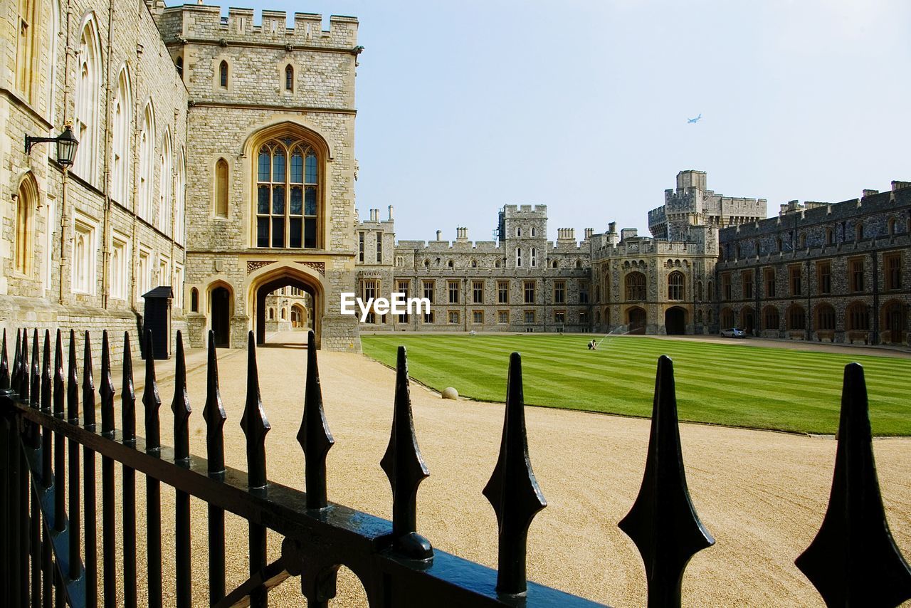 View of historical building against clear sky