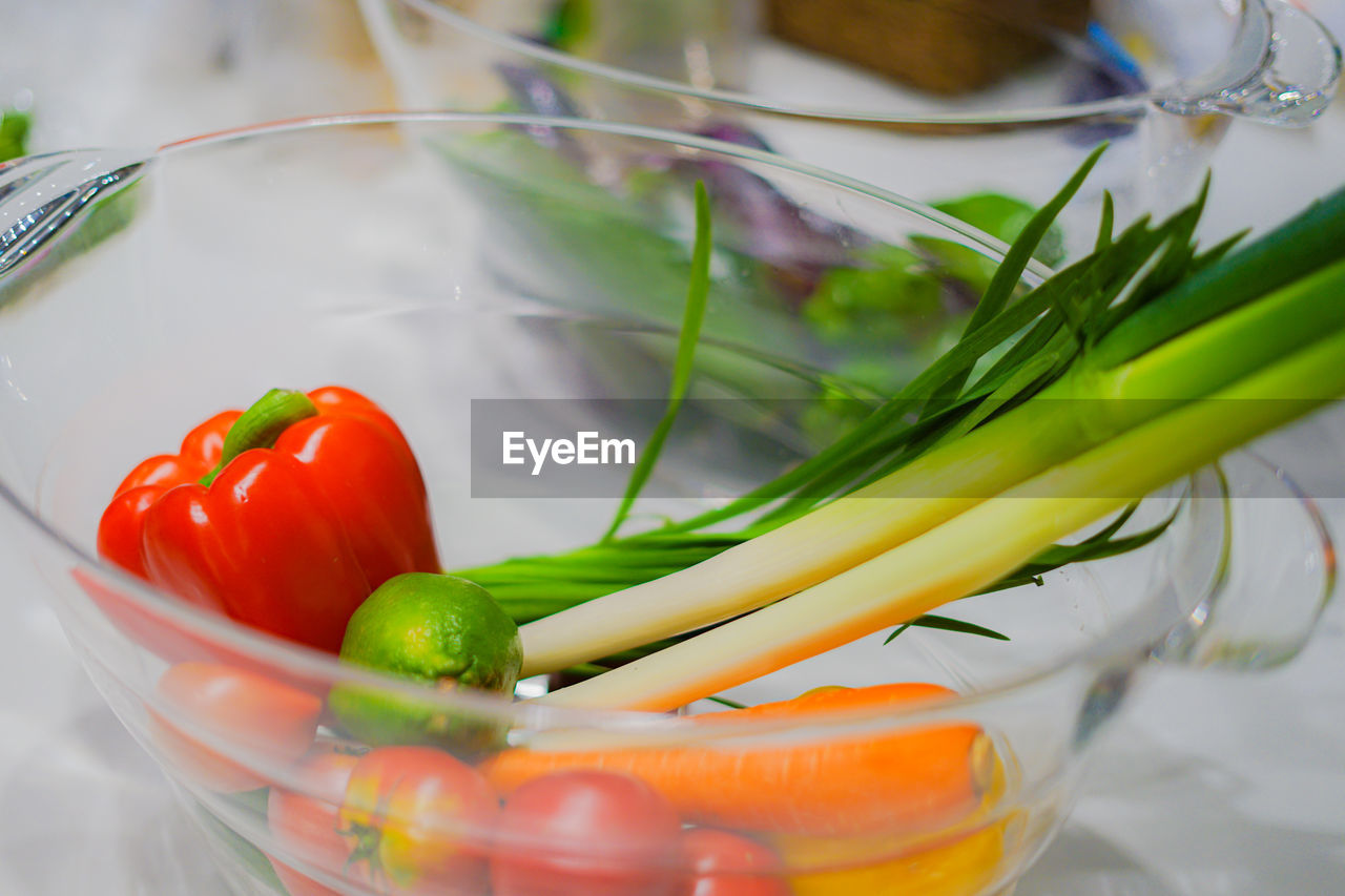 close-up of tomatoes in bowl