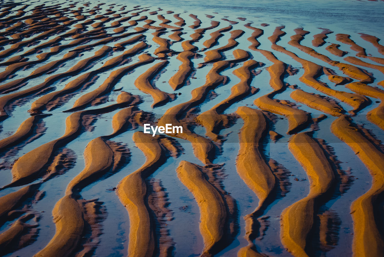 Full frame shot of sand dune