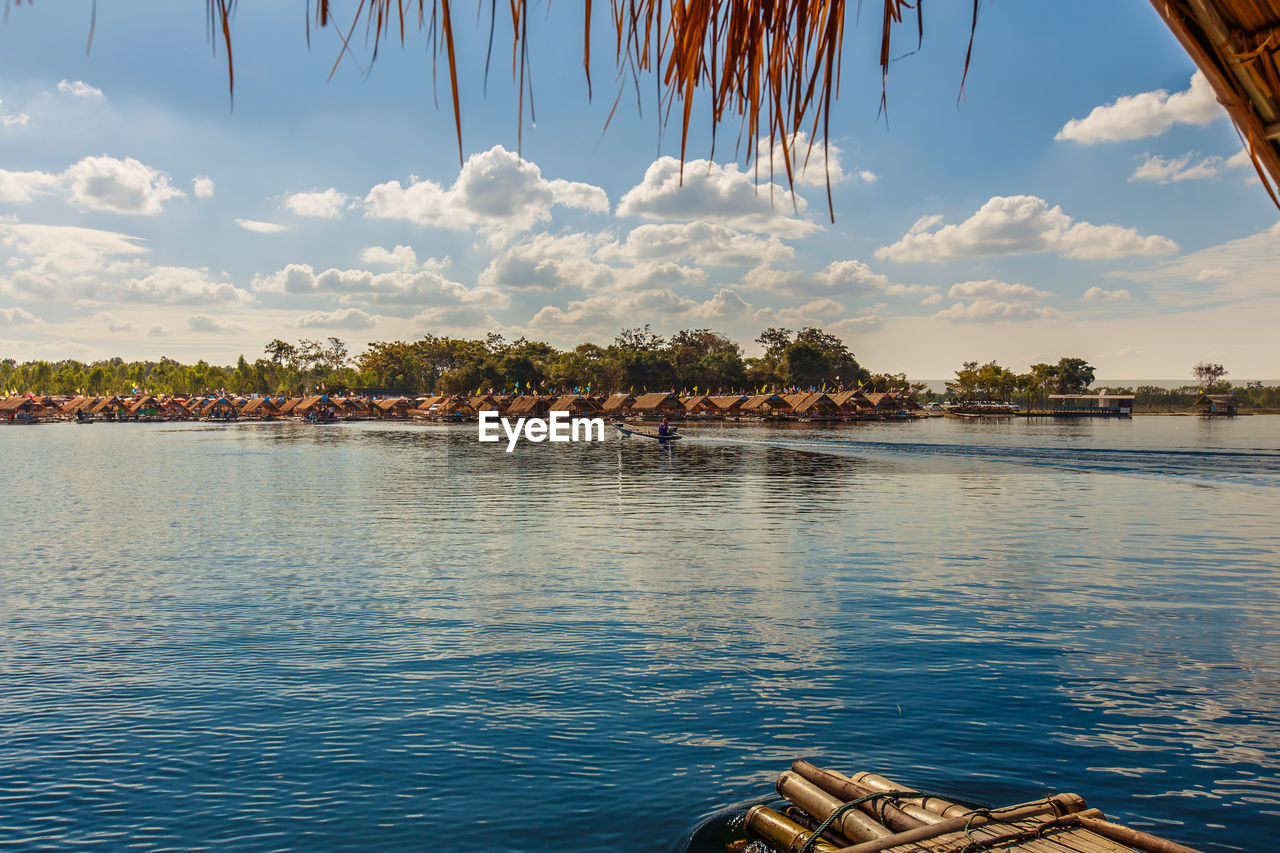 IDYLLIC VIEW OF LAKE AGAINST SKY