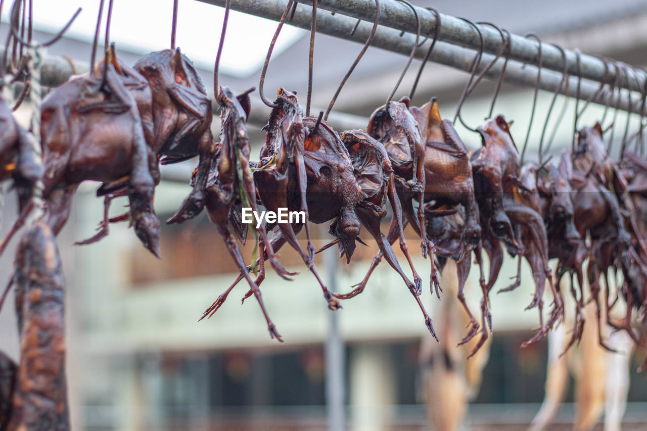 Various sun-dried meat