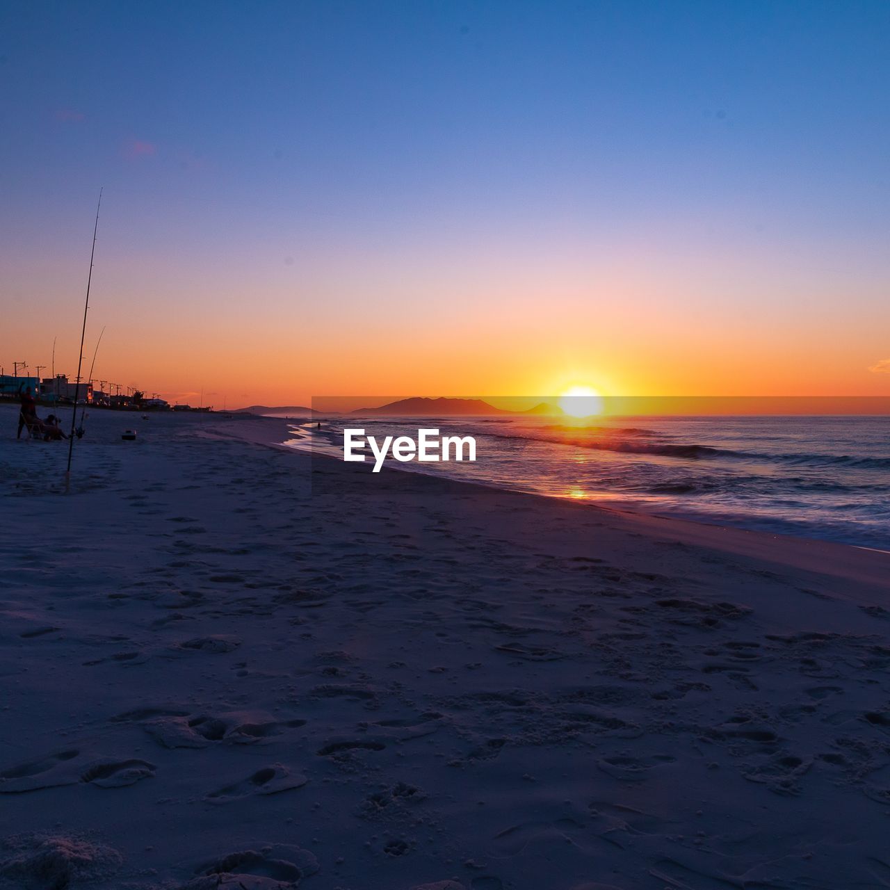 SCENIC VIEW OF SEA DURING SUNSET