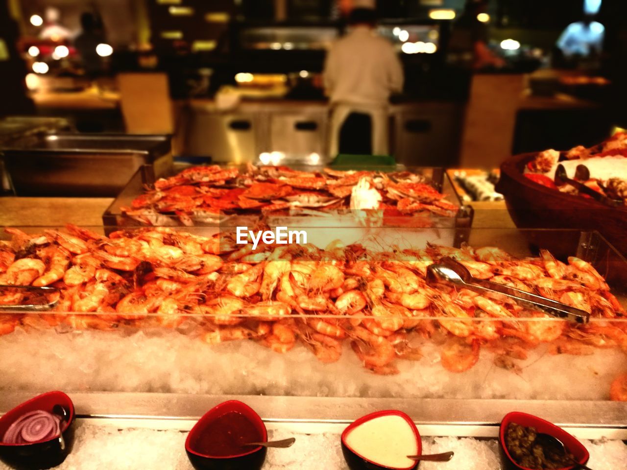 HIGH ANGLE VIEW OF MEAT COOKING ON BARBECUE