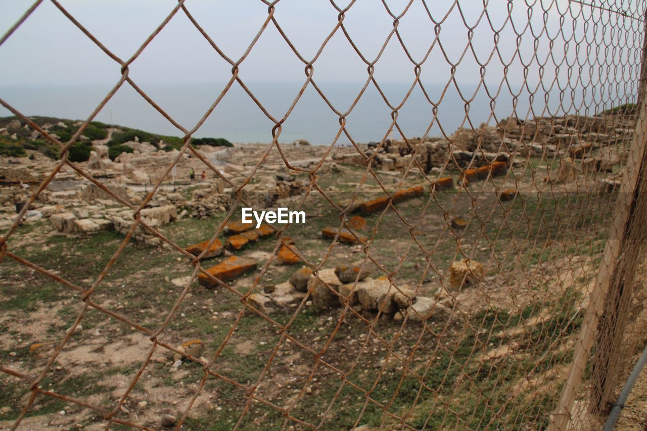 VIEW OF FENCE ON FIELD