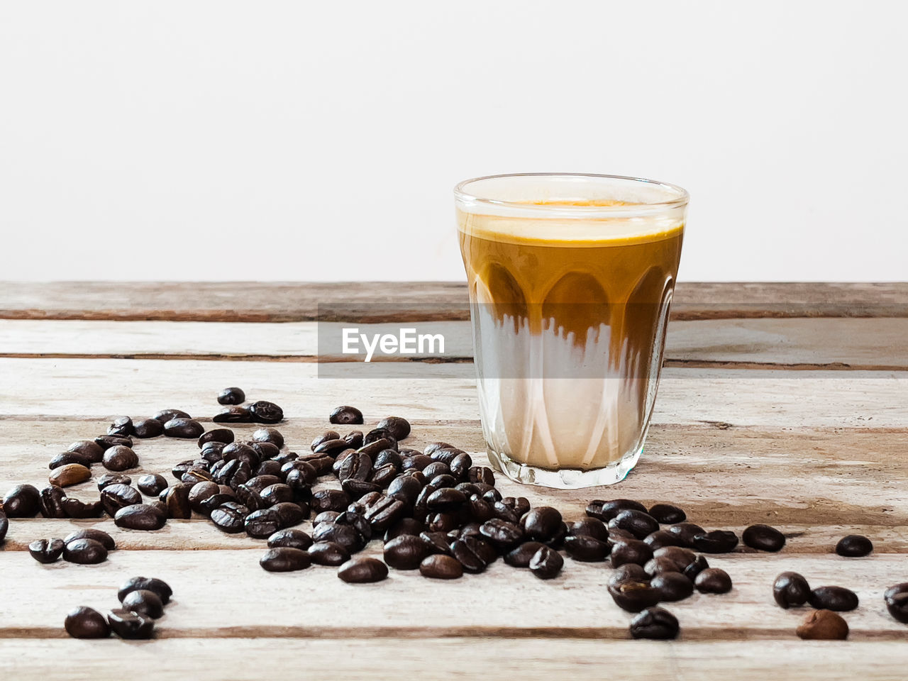 COFFEE BEANS ON TABLE