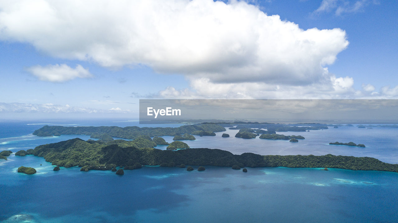 PANORAMIC SHOT OF SEA AGAINST SKY