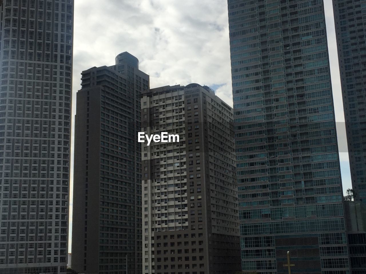 LOW ANGLE VIEW OF MODERN BUILDINGS