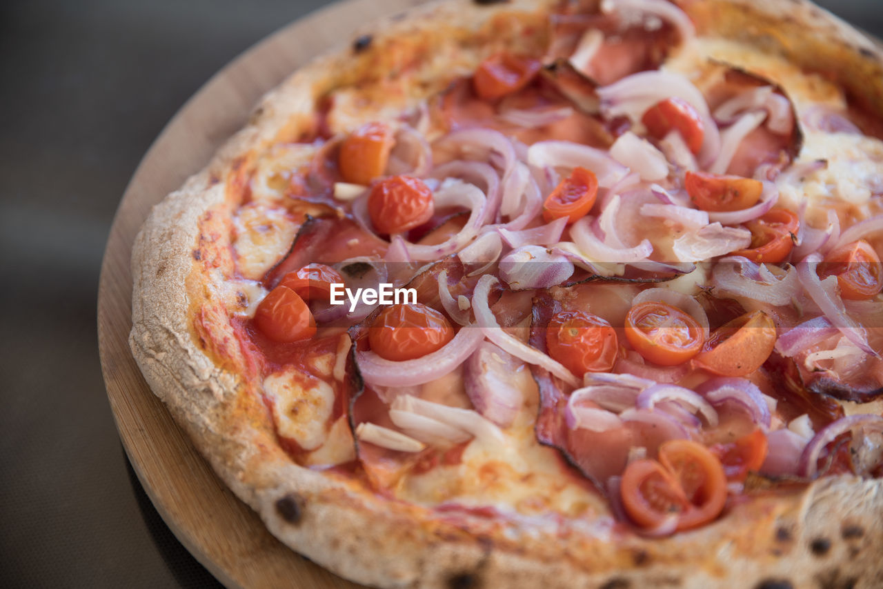 Close-up of pizza