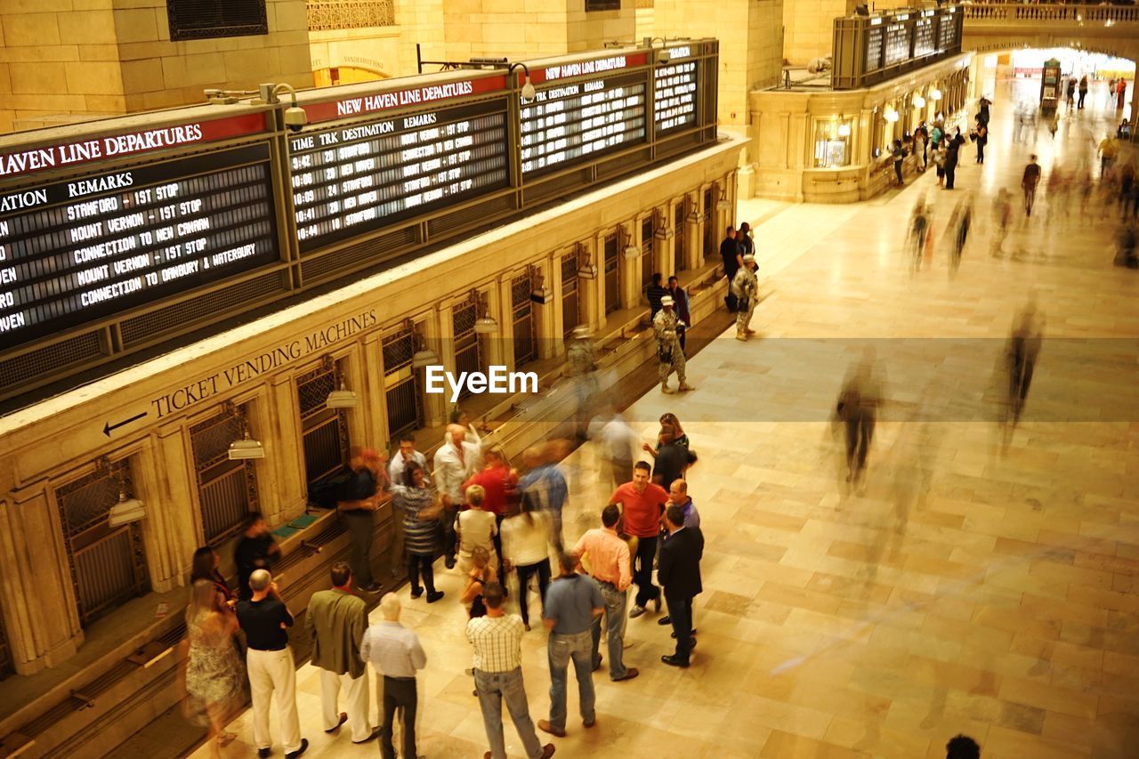 People standing at grand central station
