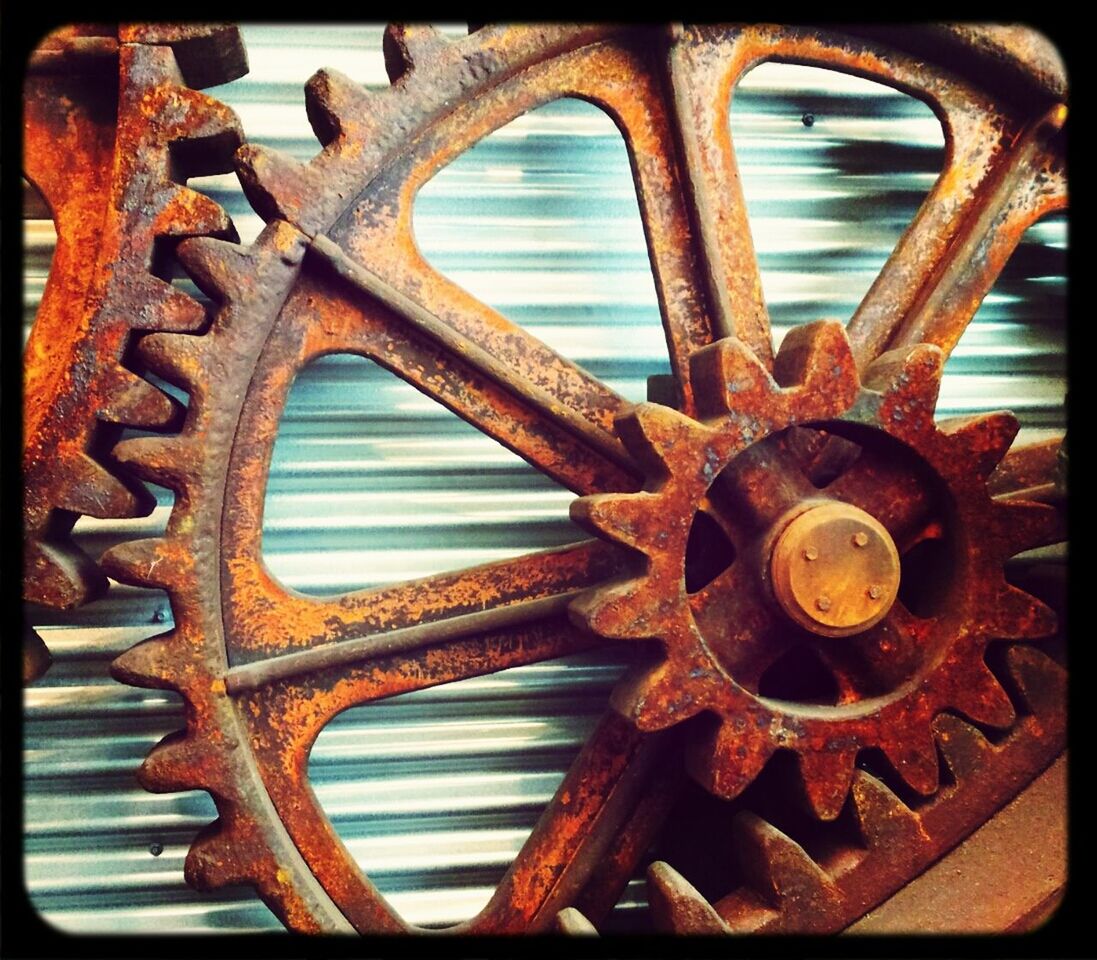 Detail shot of cogs