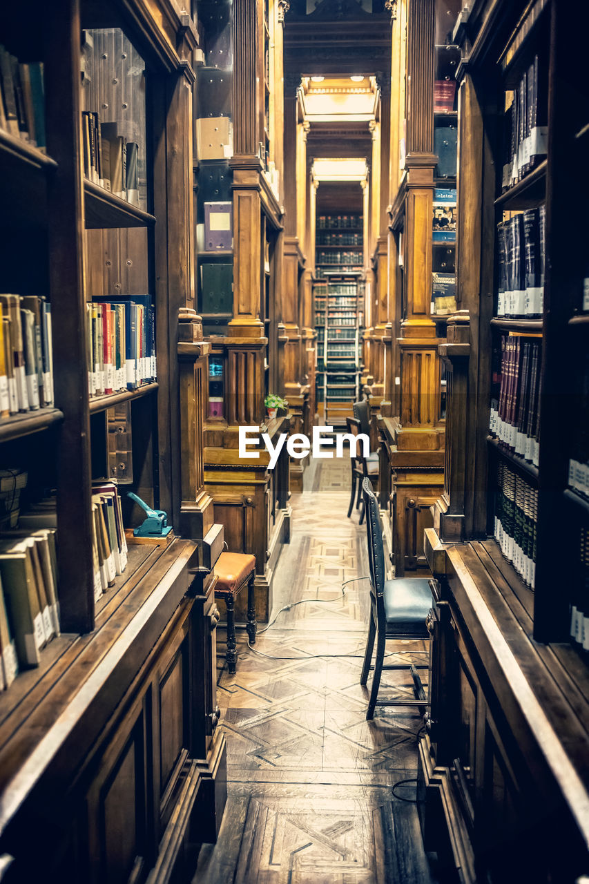 View of a library interior