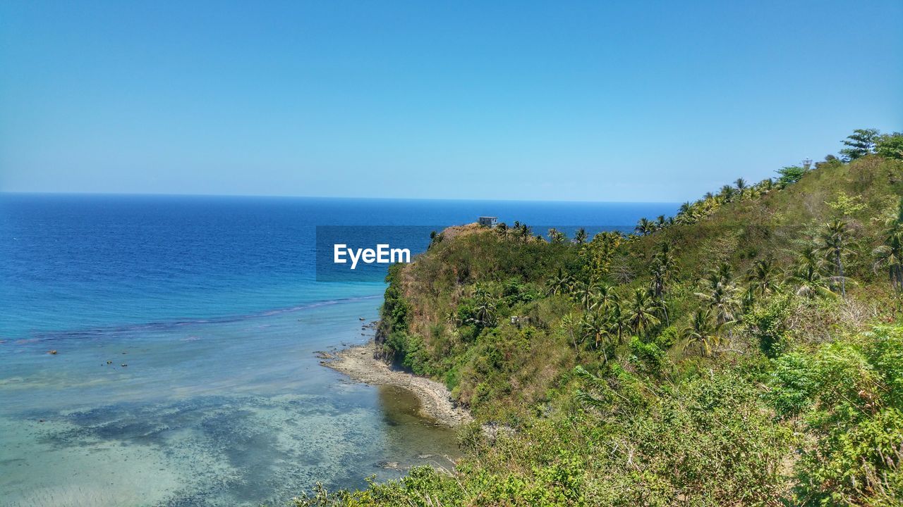 Scenic view of calm sea