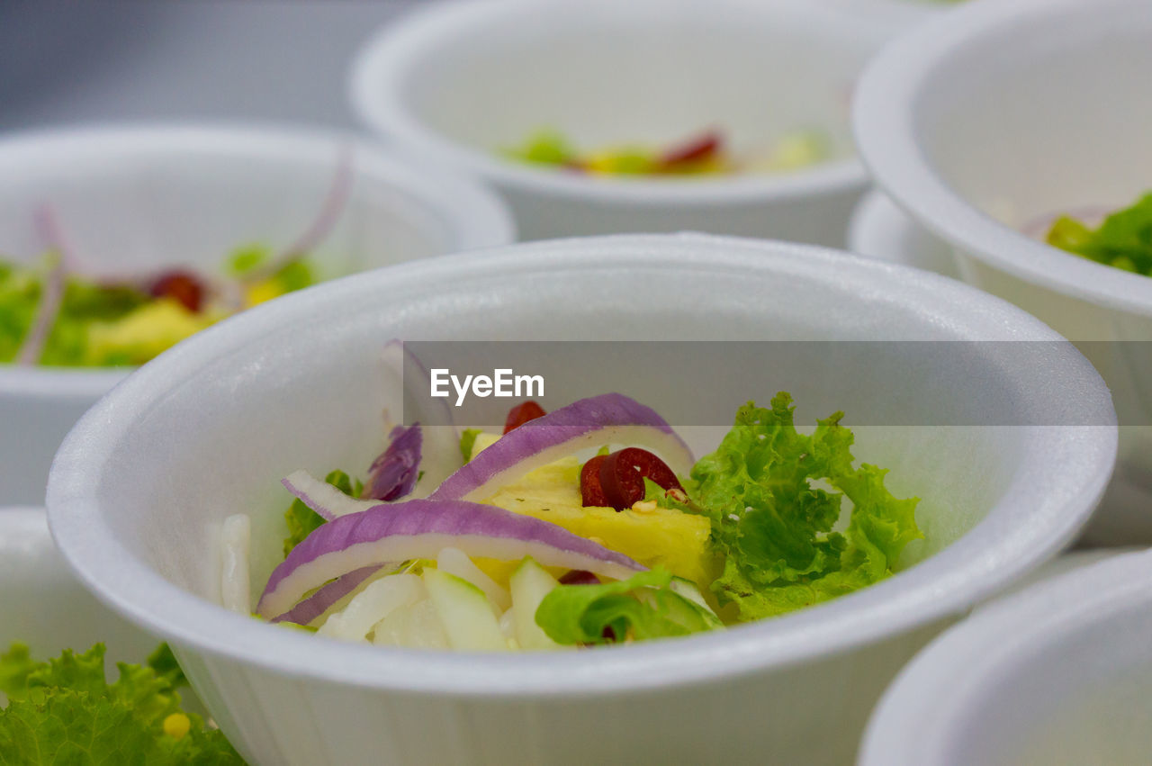 Close-up of salad in bowl