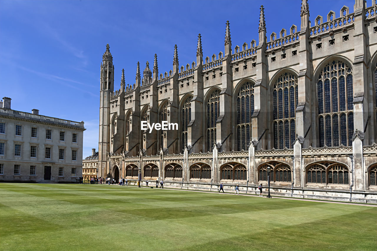 Imposing architecture. cambridge, england.