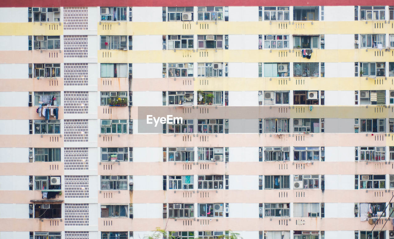 Full frame shot of apartment building