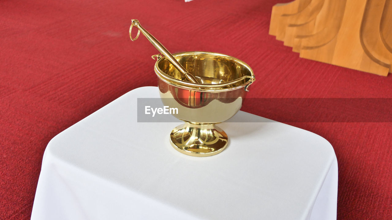 Holy item of worship and decoration for communion  in a church
