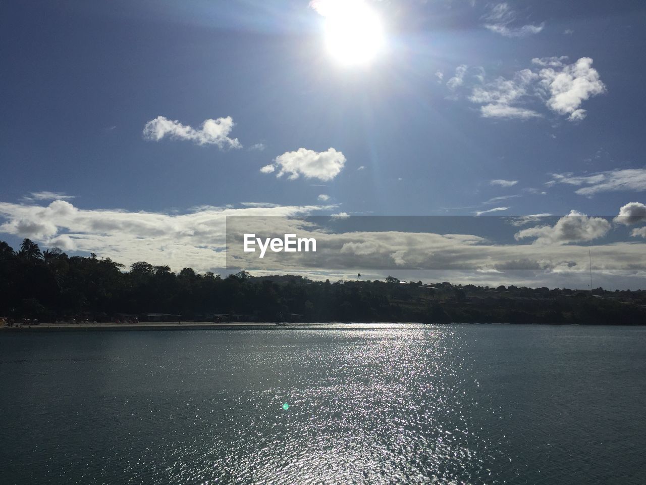 VIEW OF LAKE AGAINST SKY