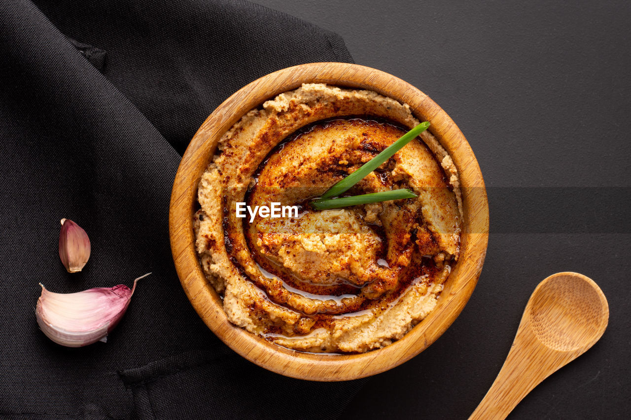 Close-up of food in bowl on table