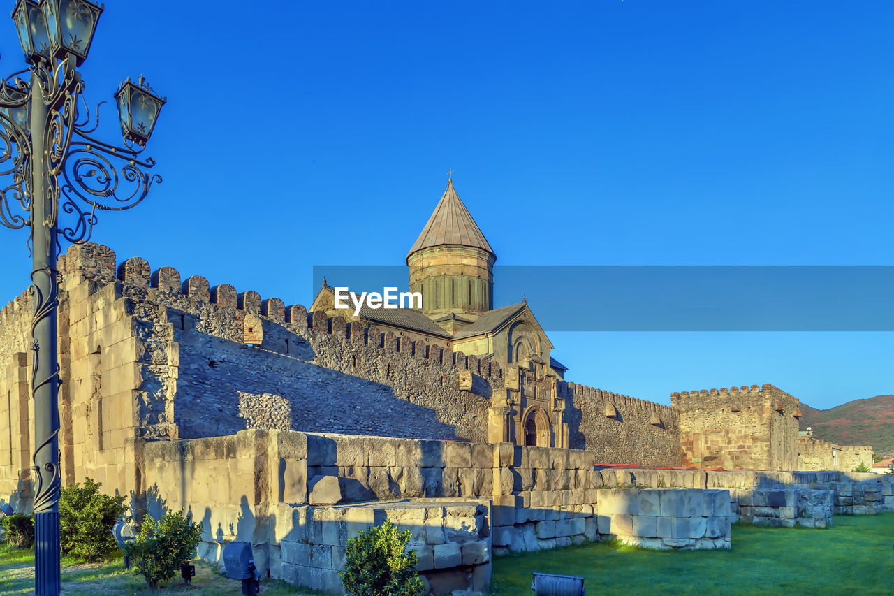 Svetitskhoveli cathedral is an orthodox christian cathedral located in mtskheta, georgia