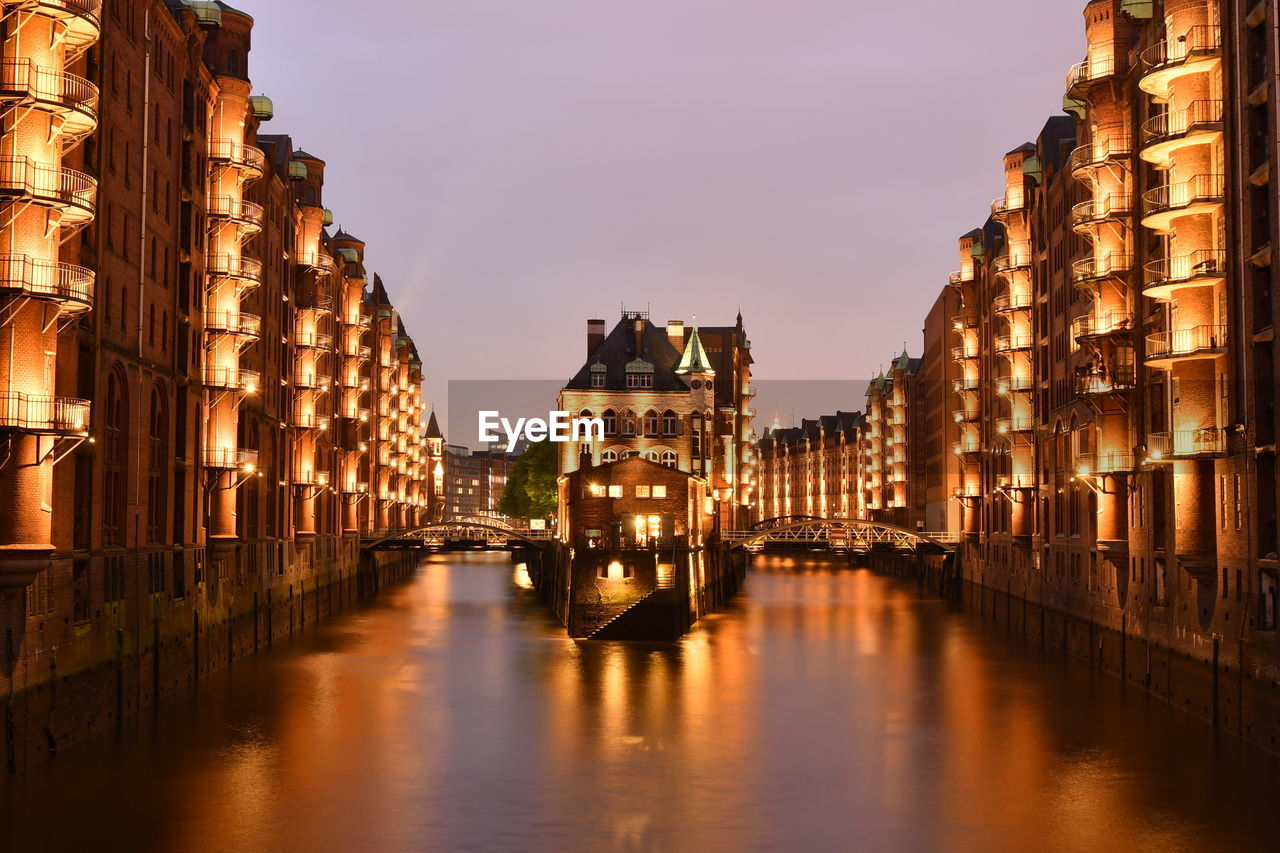 View of buildings at waterfront