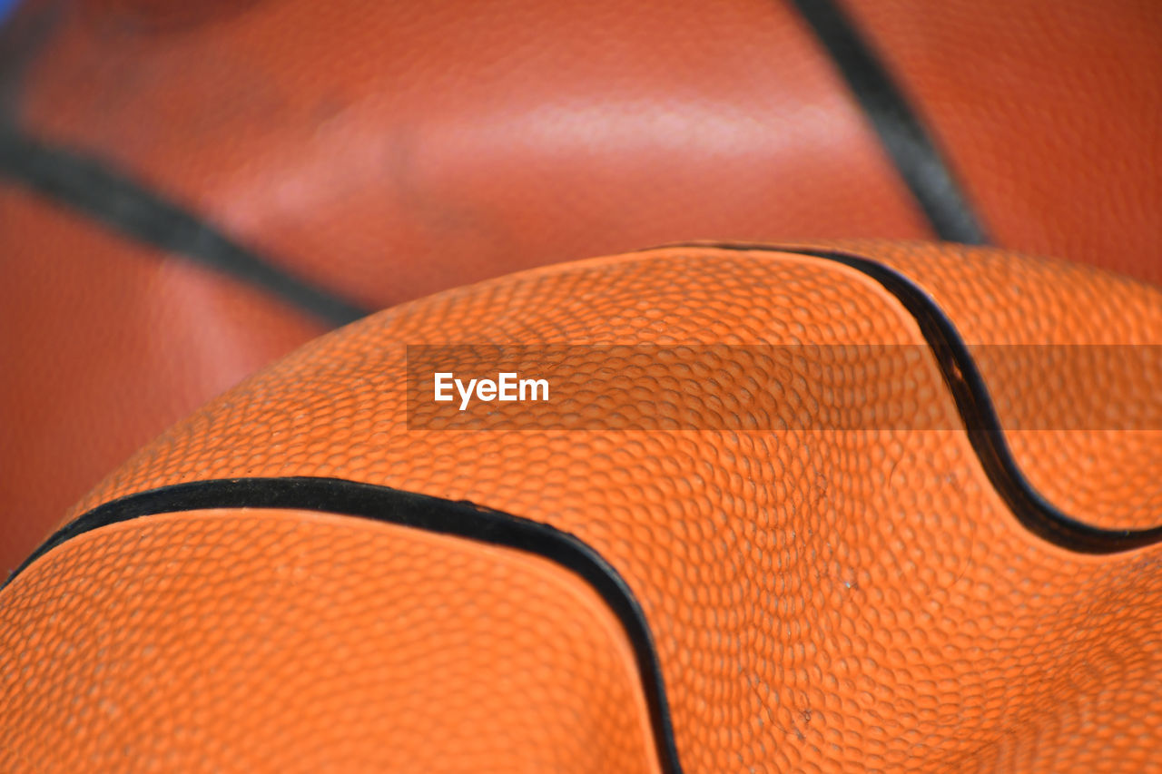 Close-up of a basketball hoop