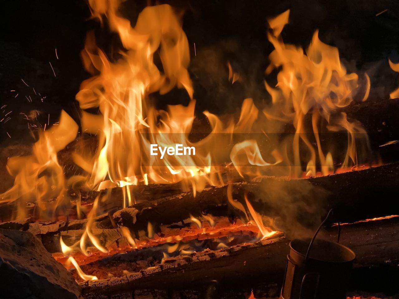 burning, fire, heat, flame, campfire, fireplace, nature, wood, bonfire, no people, food and drink, glowing, log, food, motion, night, orange color, barbecue, close-up