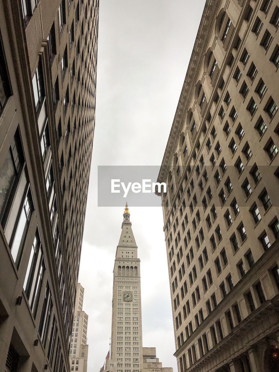 Low angle view of buildings against sky