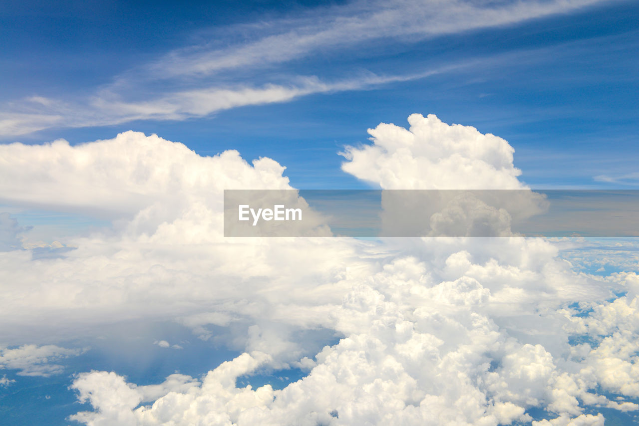 Low angle view of clouds in sky