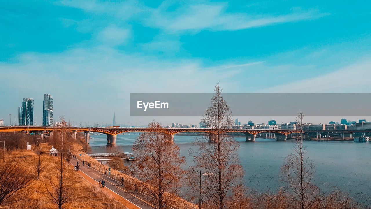 VIEW OF BRIDGE OVER RIVER