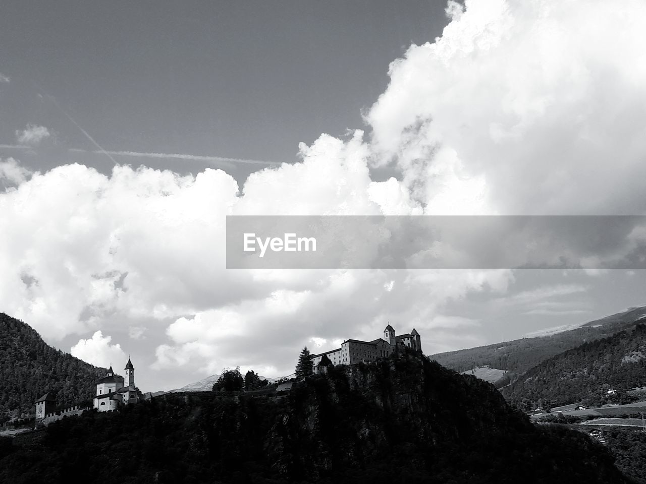 Low angle view of castle against sky