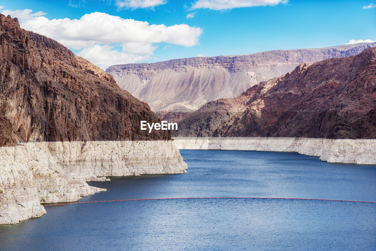 VIEW OF ROCK FORMATIONS IN WATER
