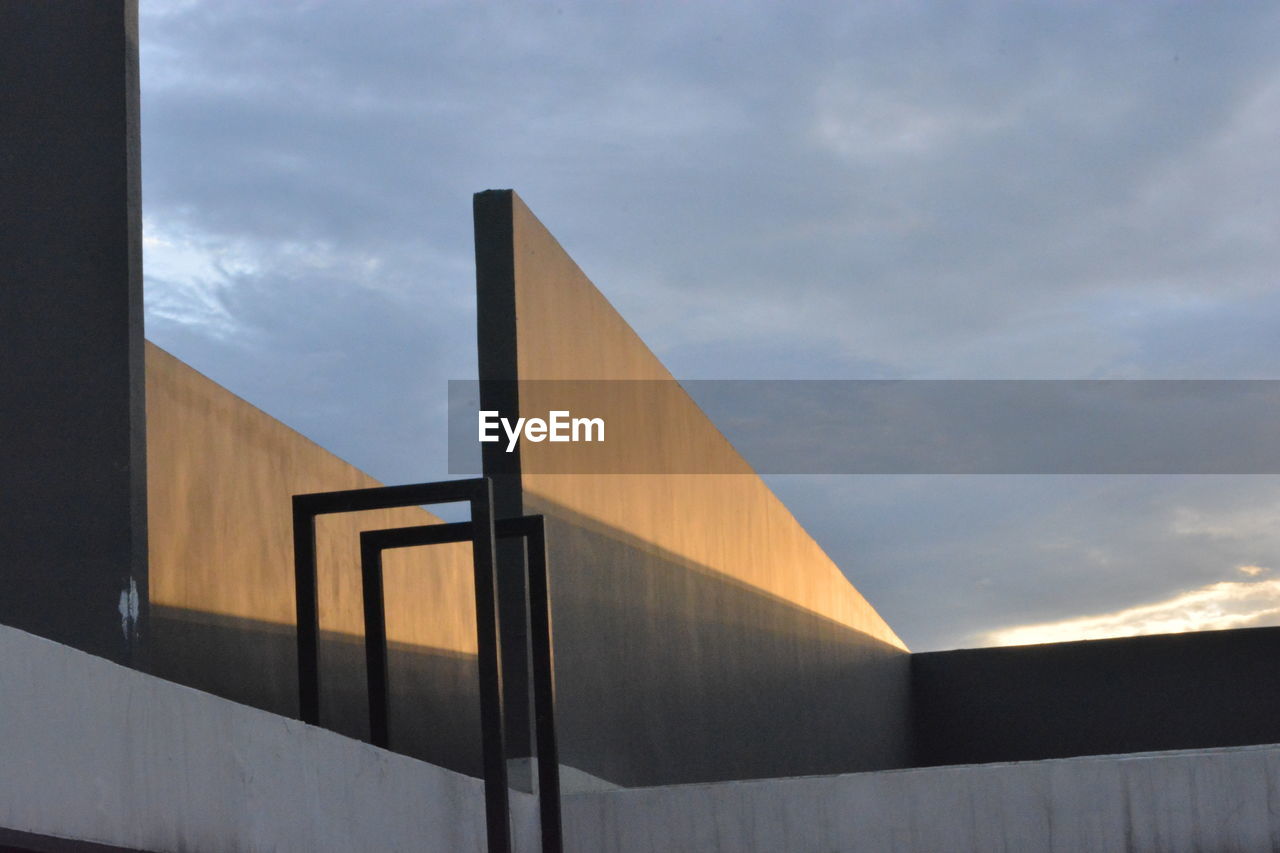 Low angle view of building against sky