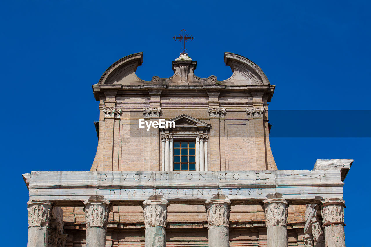 Temple of antoninus and faustina at the roman forum in rome