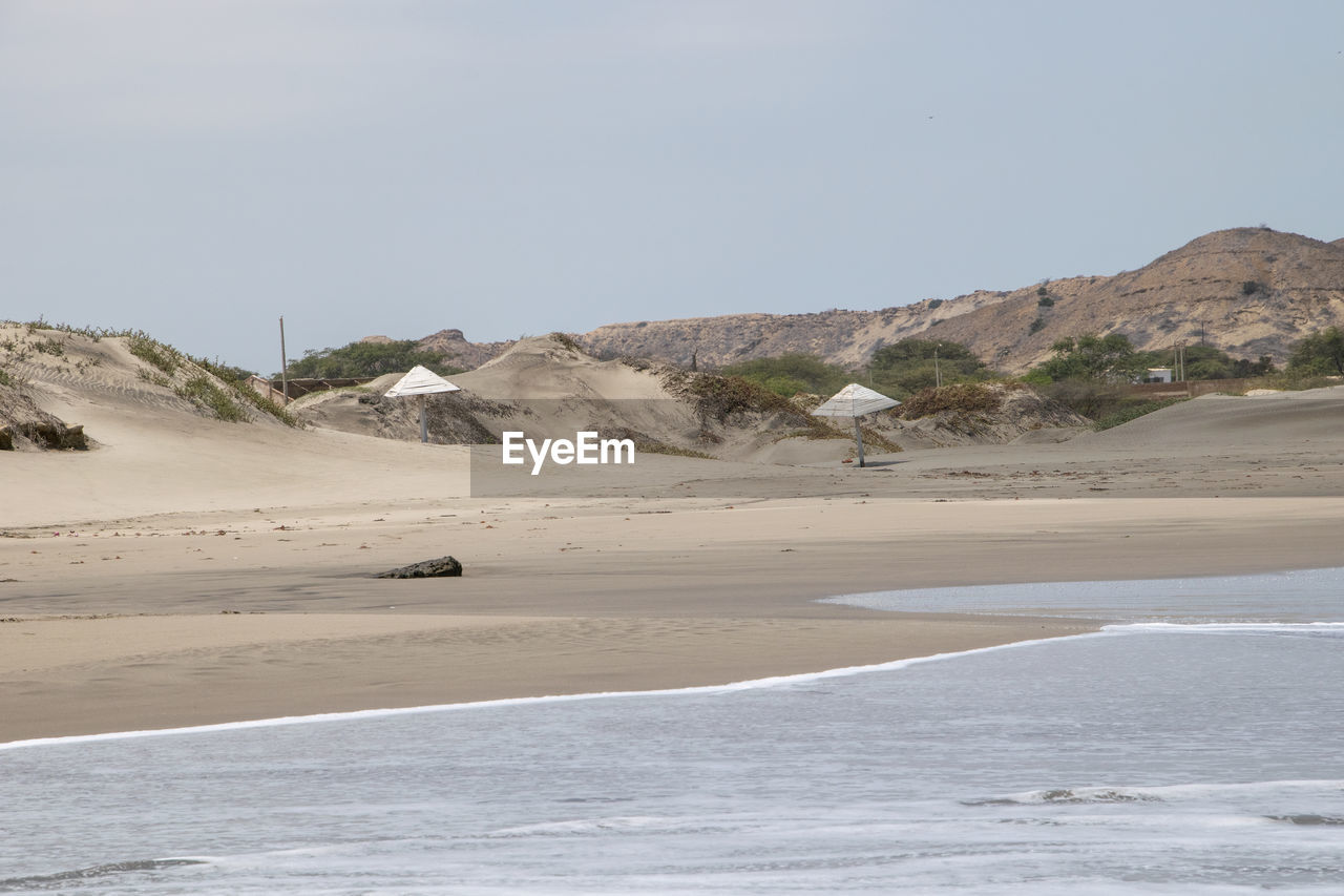 VIEW OF BEACH AGAINST SKY