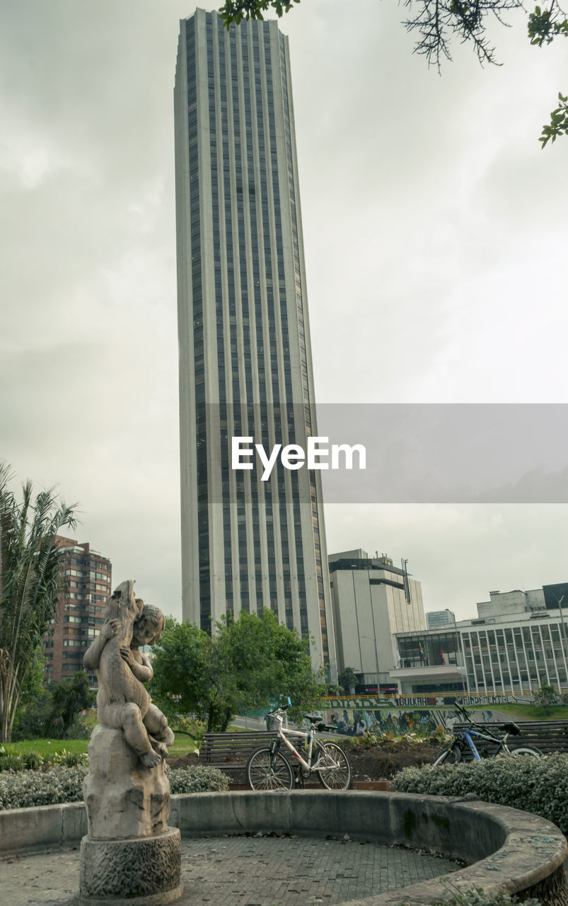 VIEW OF CLOUDY SKY OVER CITY