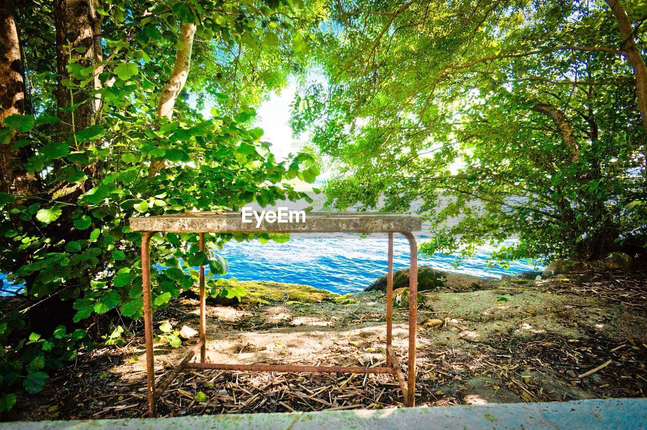 Table on lakeshore