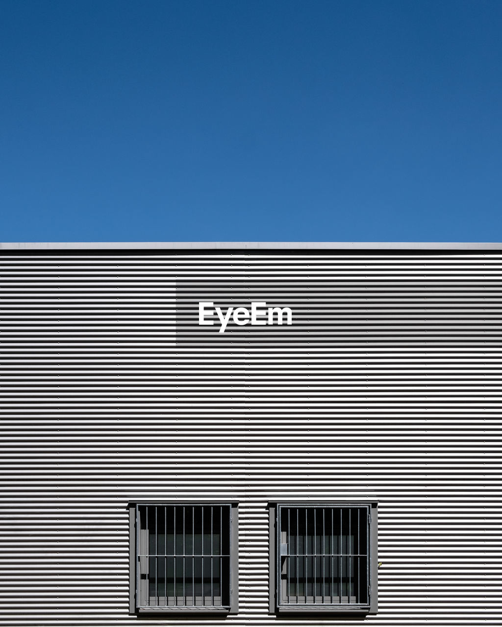 Low angle view of building against clear sky