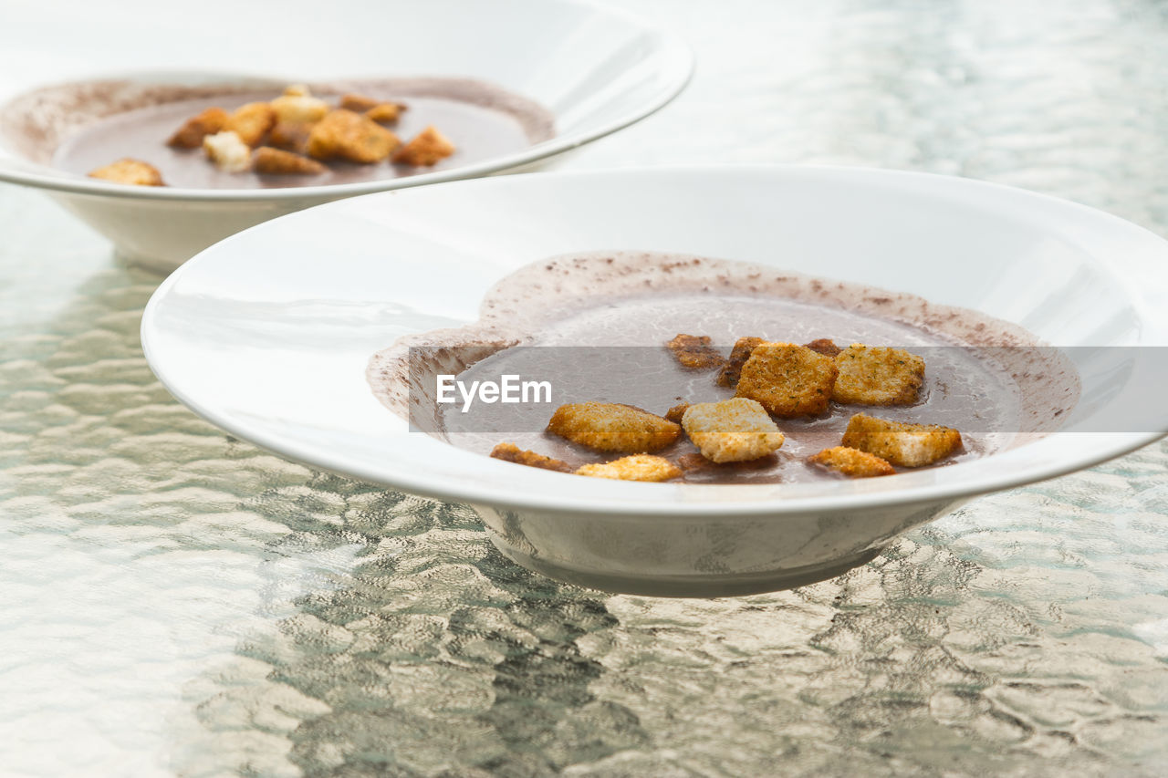 food and drink, food, dish, produce, breakfast, healthy eating, wellbeing, bowl, plate, no people, dessert, freshness, indoors, meal, studio shot, sweet food, snack, table, fruit