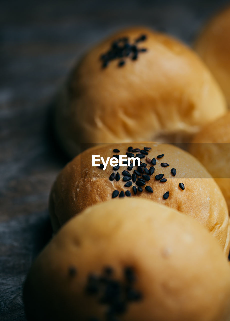 Close-up of bread on table