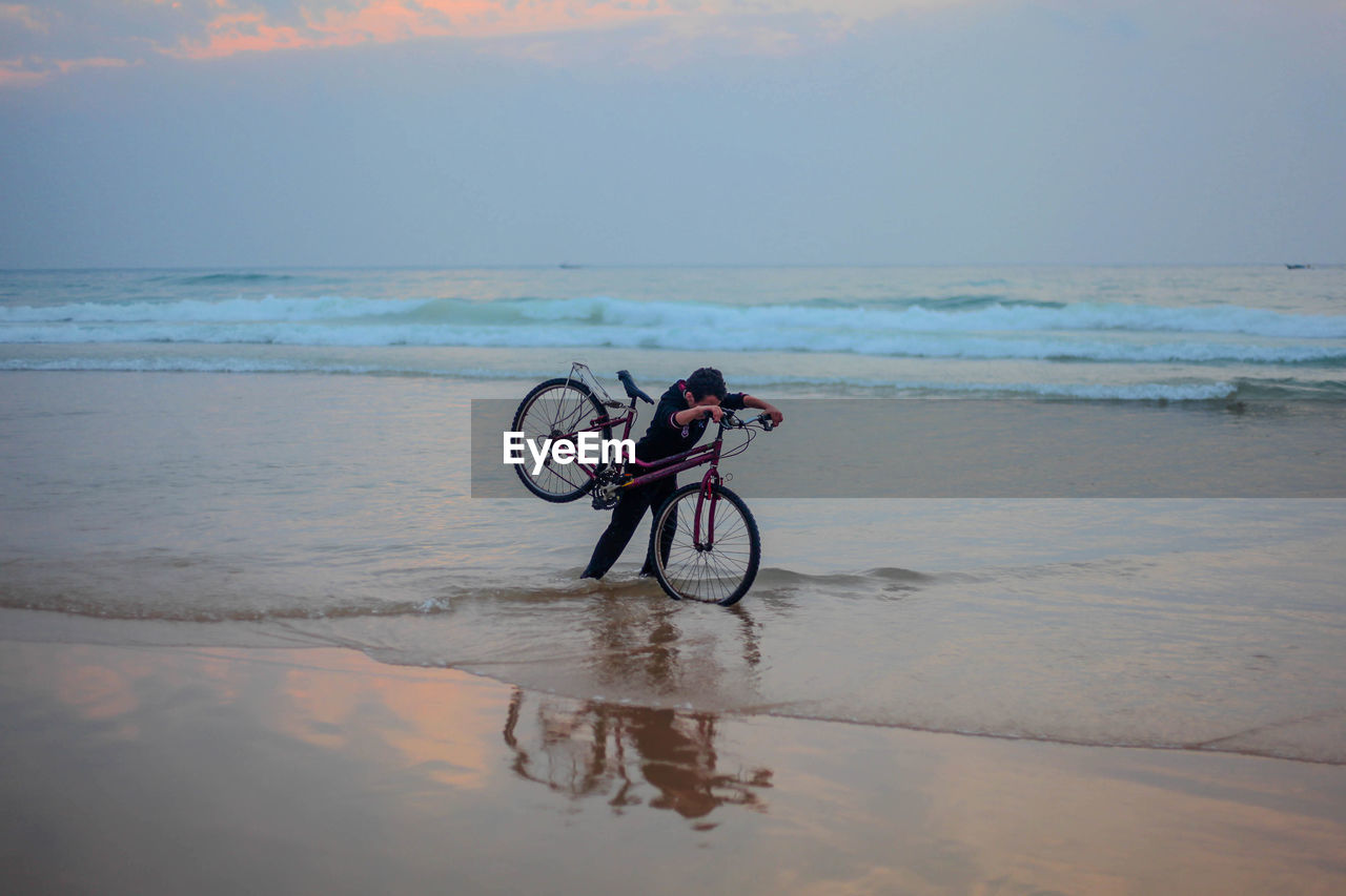 BICYCLE ON BEACH