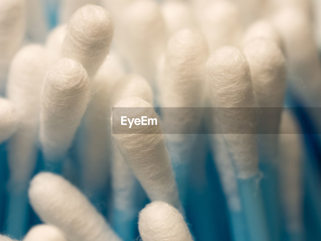 Full frame shot of cotton swabs