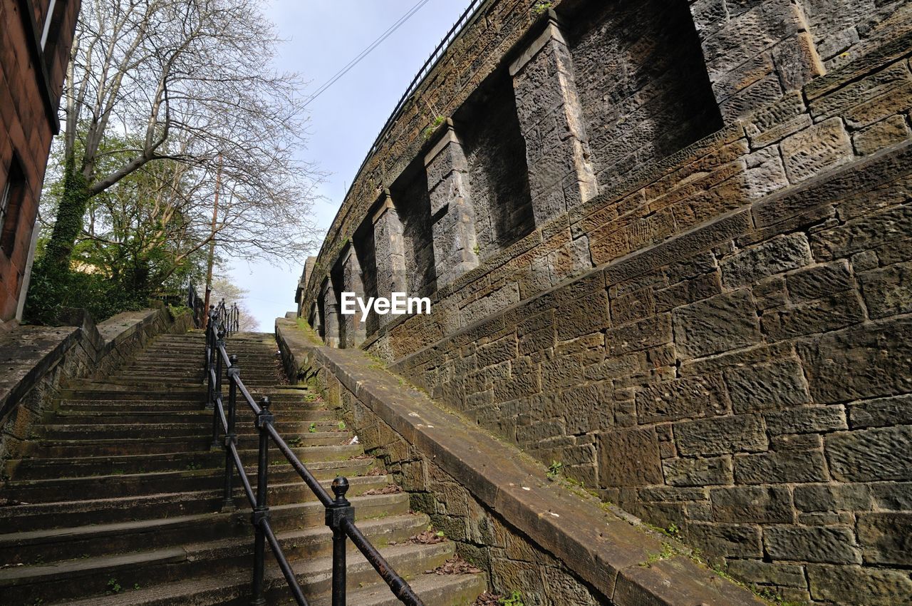 STEPS LEADING TOWARDS OLD RUIN