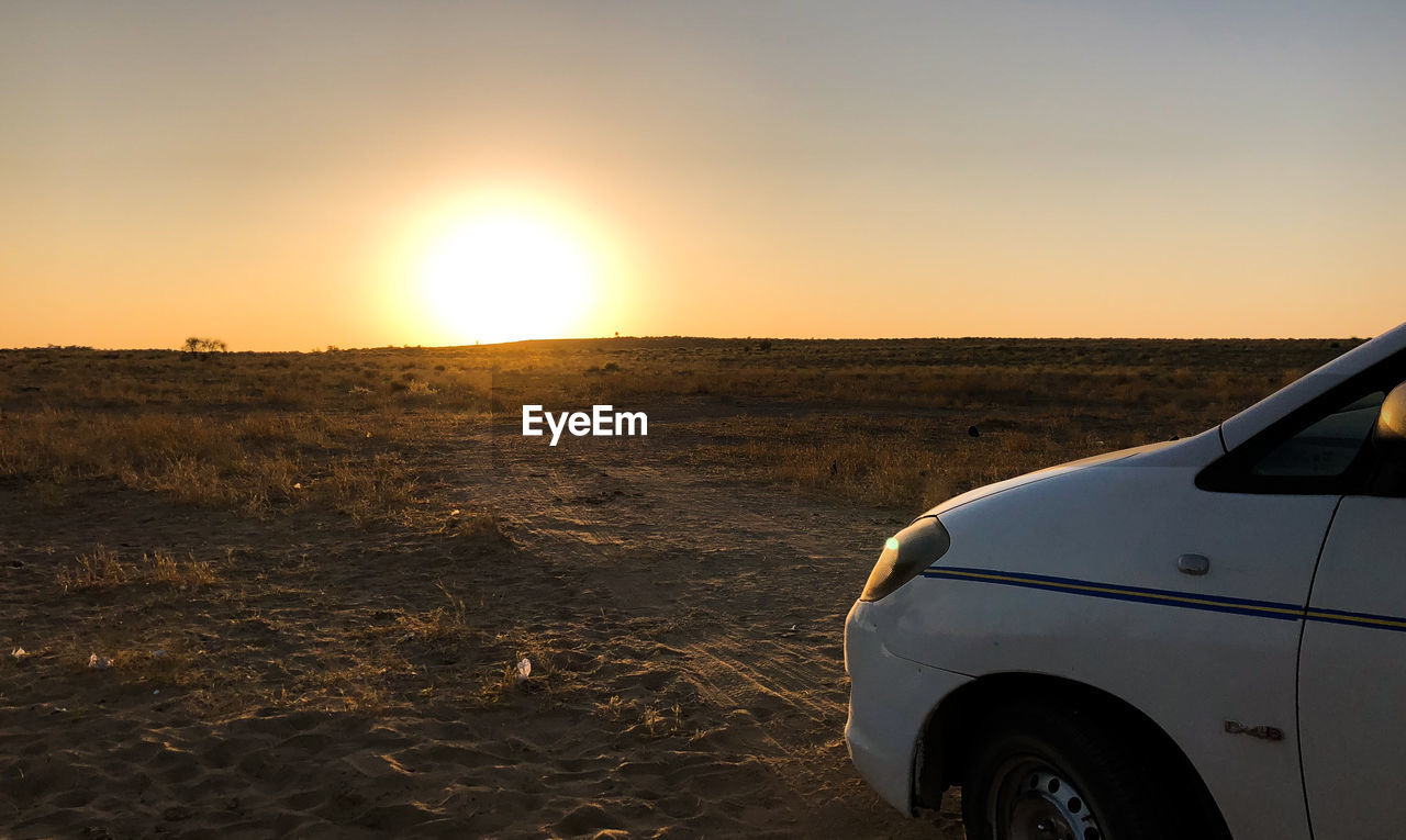 SCENIC VIEW OF LANDSCAPE AGAINST CLEAR SKY