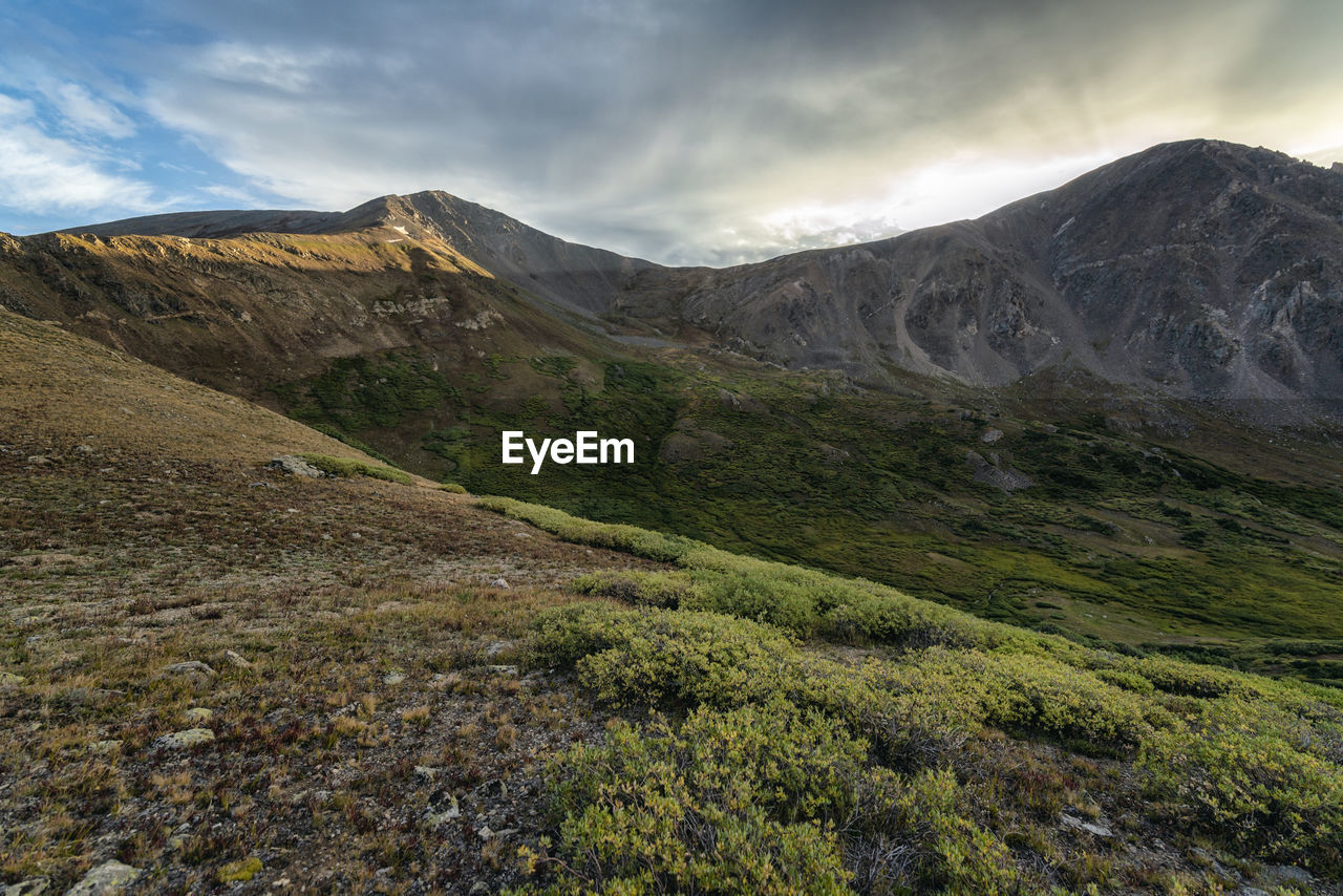 Landscape in the rocky mountains, colorado