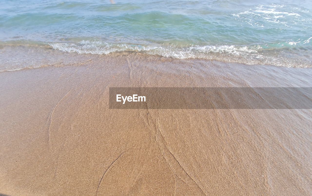 HIGH ANGLE VIEW OF SEA WAVES