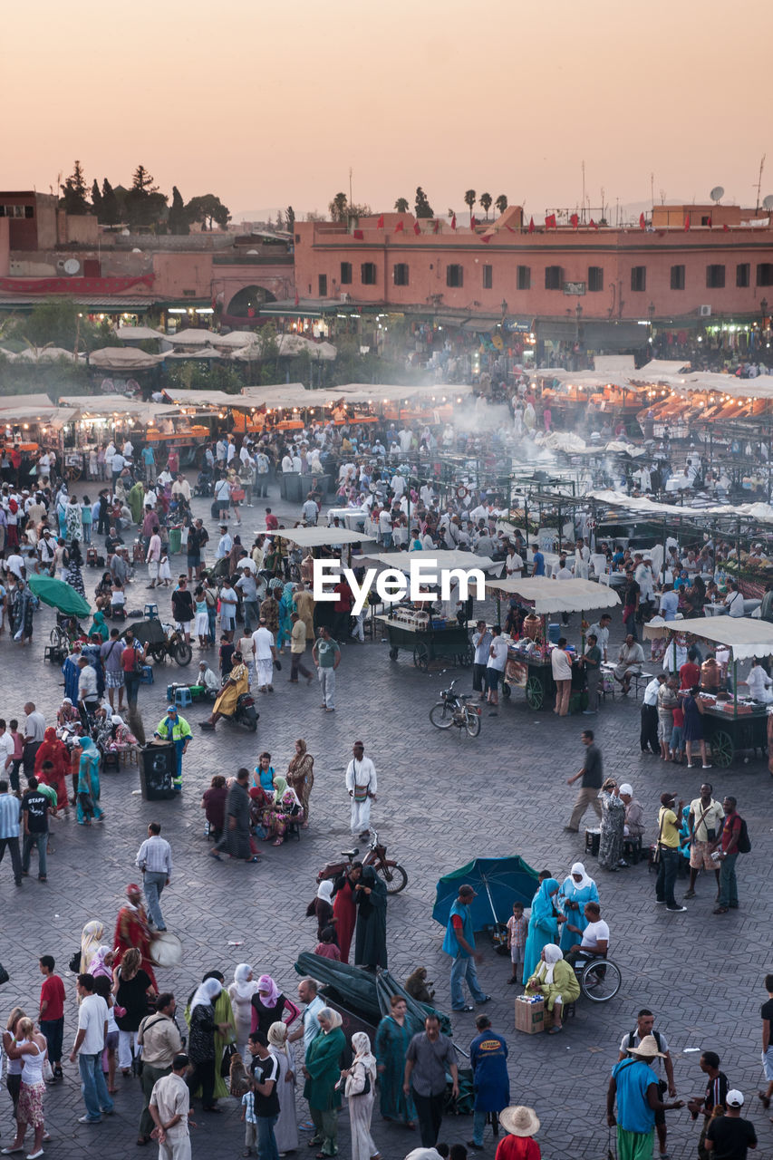 Group of people in morocco