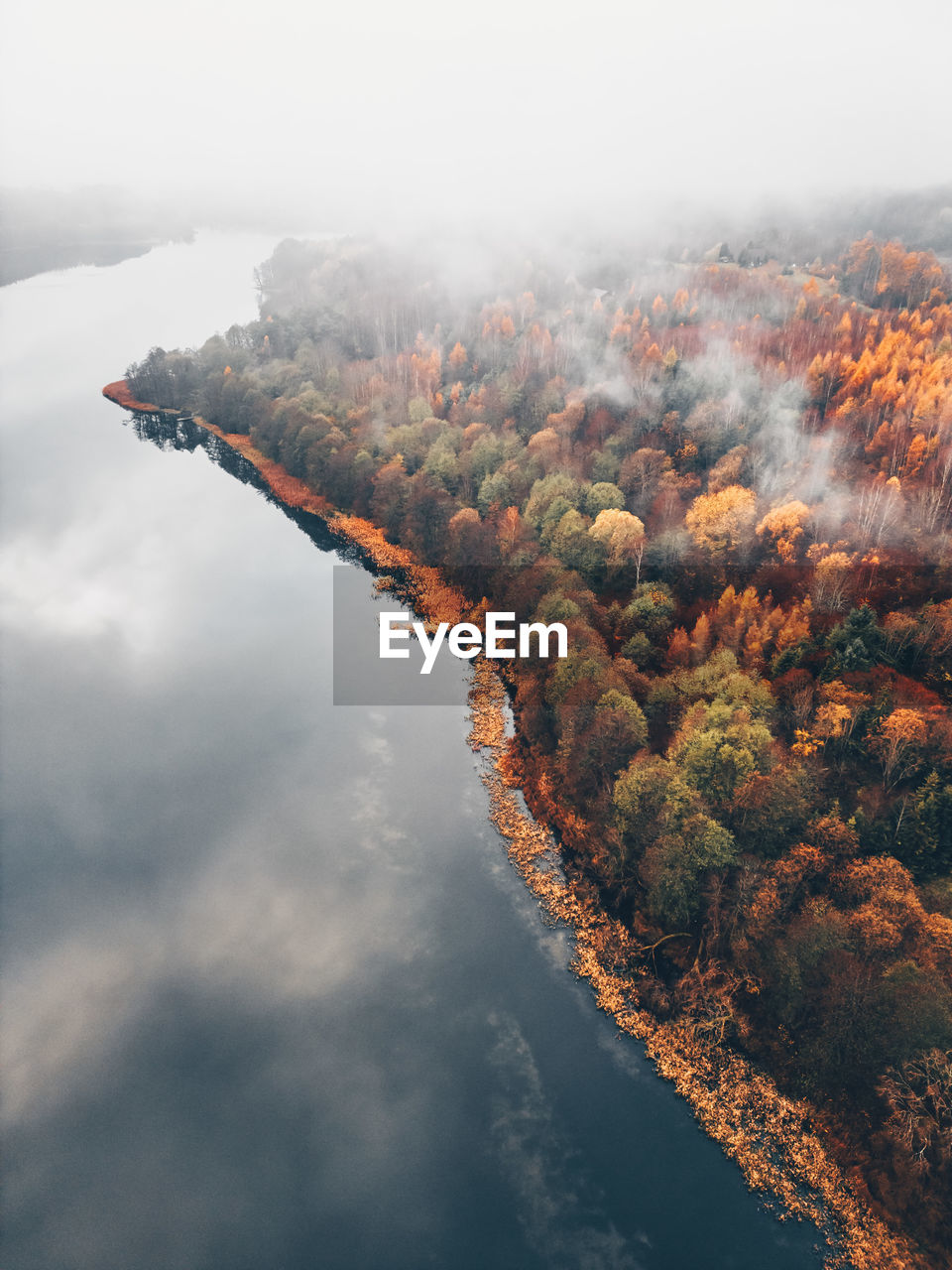 Aerial view of landscape against sky